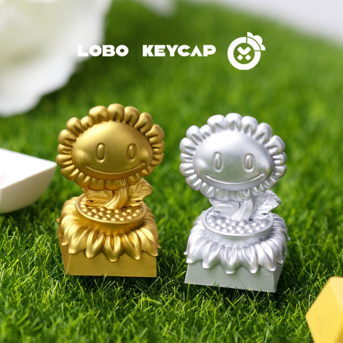 Esports Gaming Trophy - Keycap Lobo Plants Vs. Zombies Sunflower
