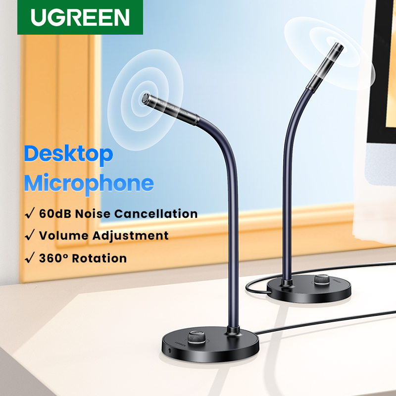 Streaming Mic Condenser - Ugreen usb microfone desktop computador pc