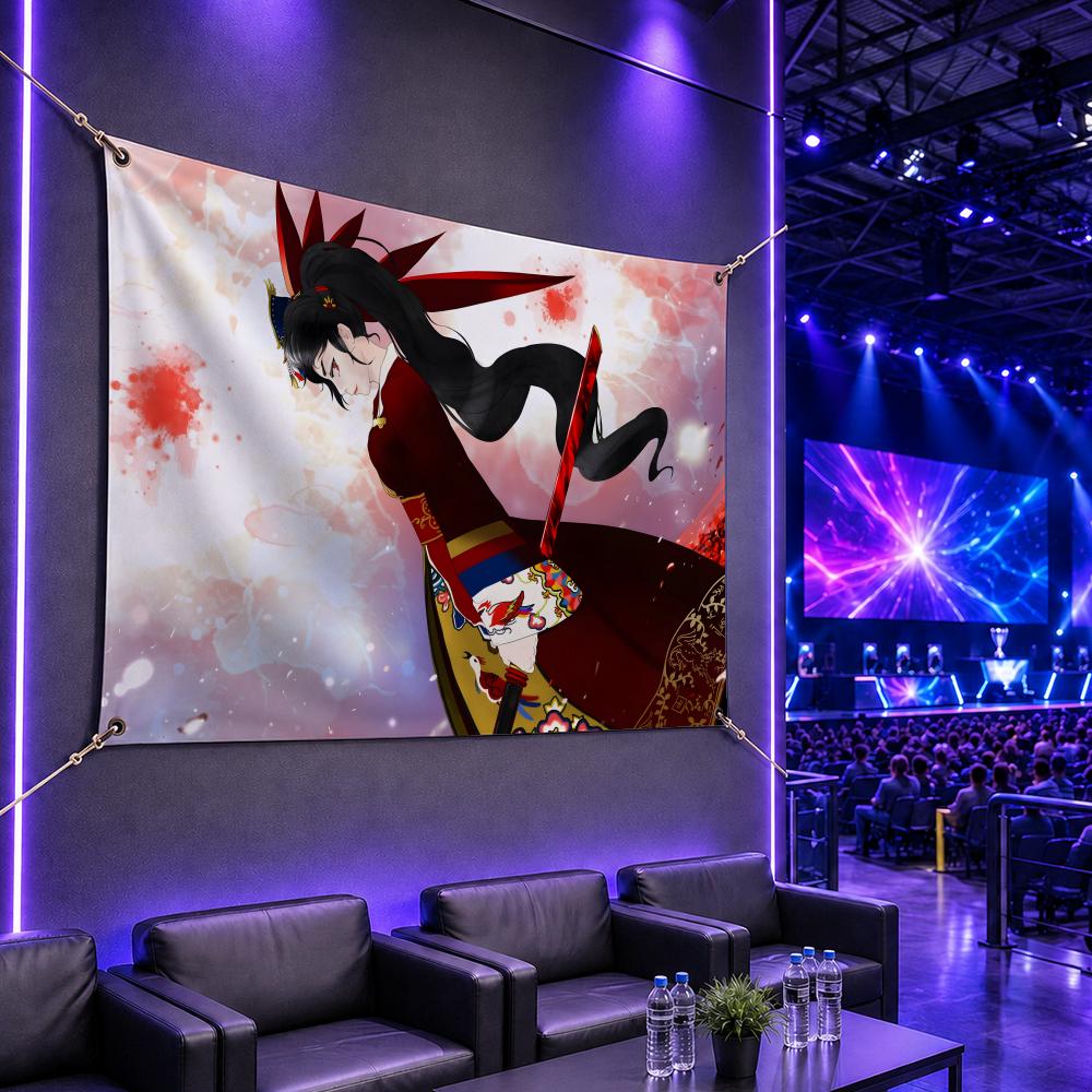 Esports Gaming Banner - Bandeira Popular do Anime T-Tower of