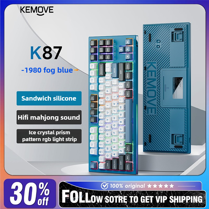 Esports Gaming Business - Kemove k87 teclado mecânico sem fio
