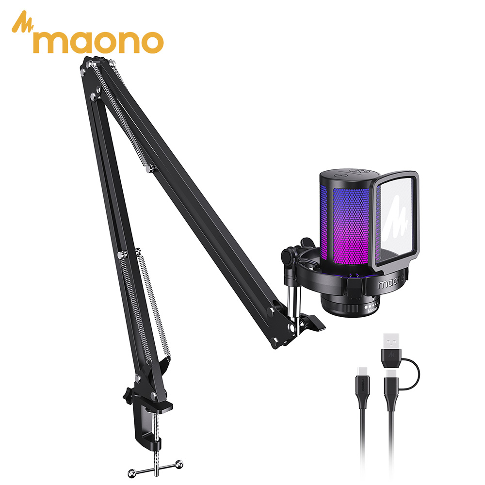 Streaming Mic Condenser - Microfone USB para Jogos MAONO DGM20S,