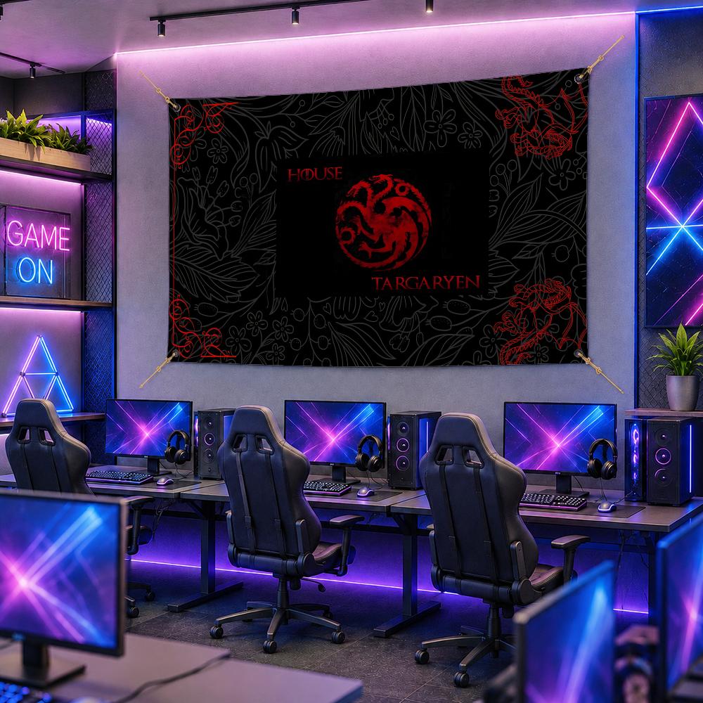 Bandeira do Famoso Clã H-House - Esports Gaming Banner avaliação e preço
