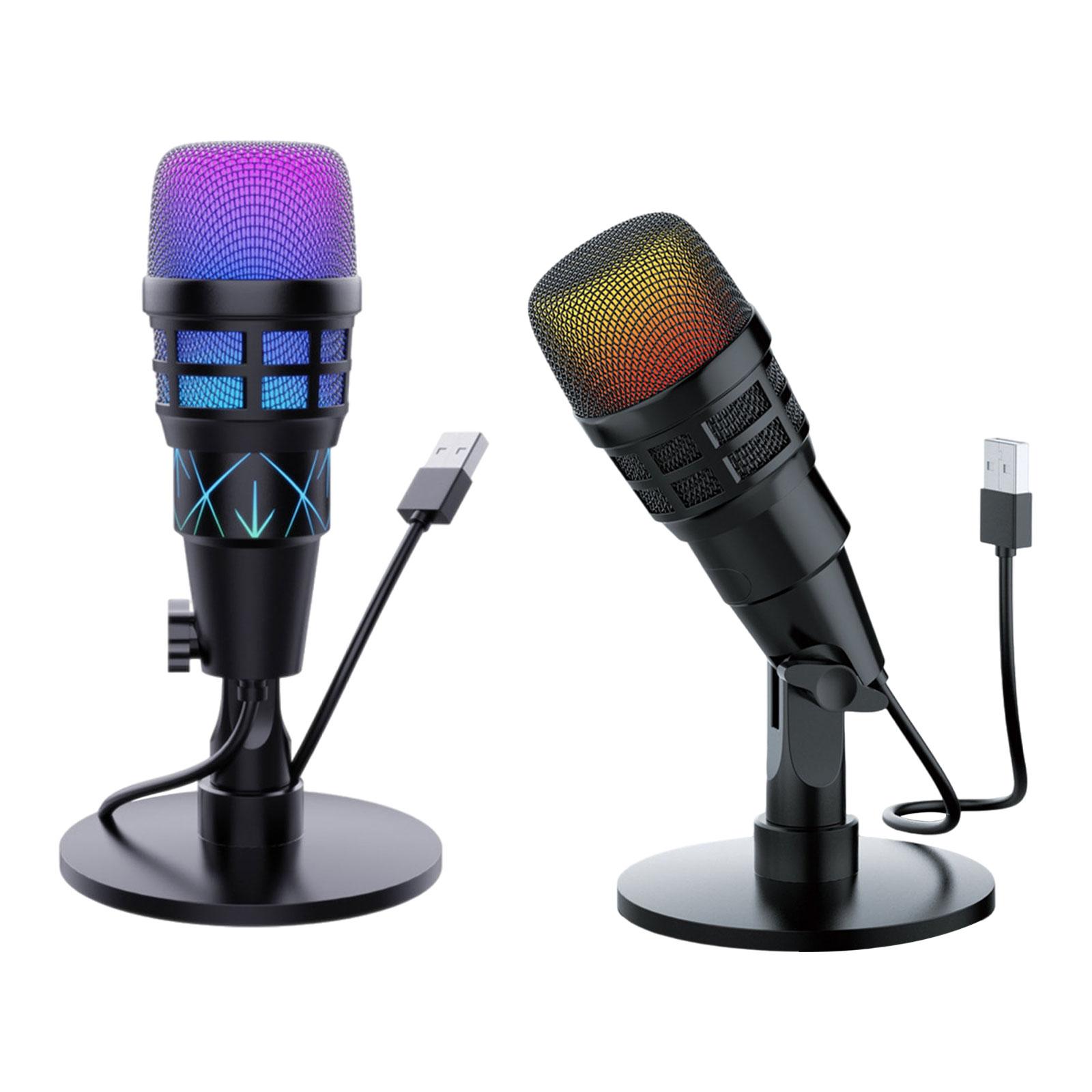 Microfone condensador rgb usb  - Streaming Mic Condenser avaliação e preço