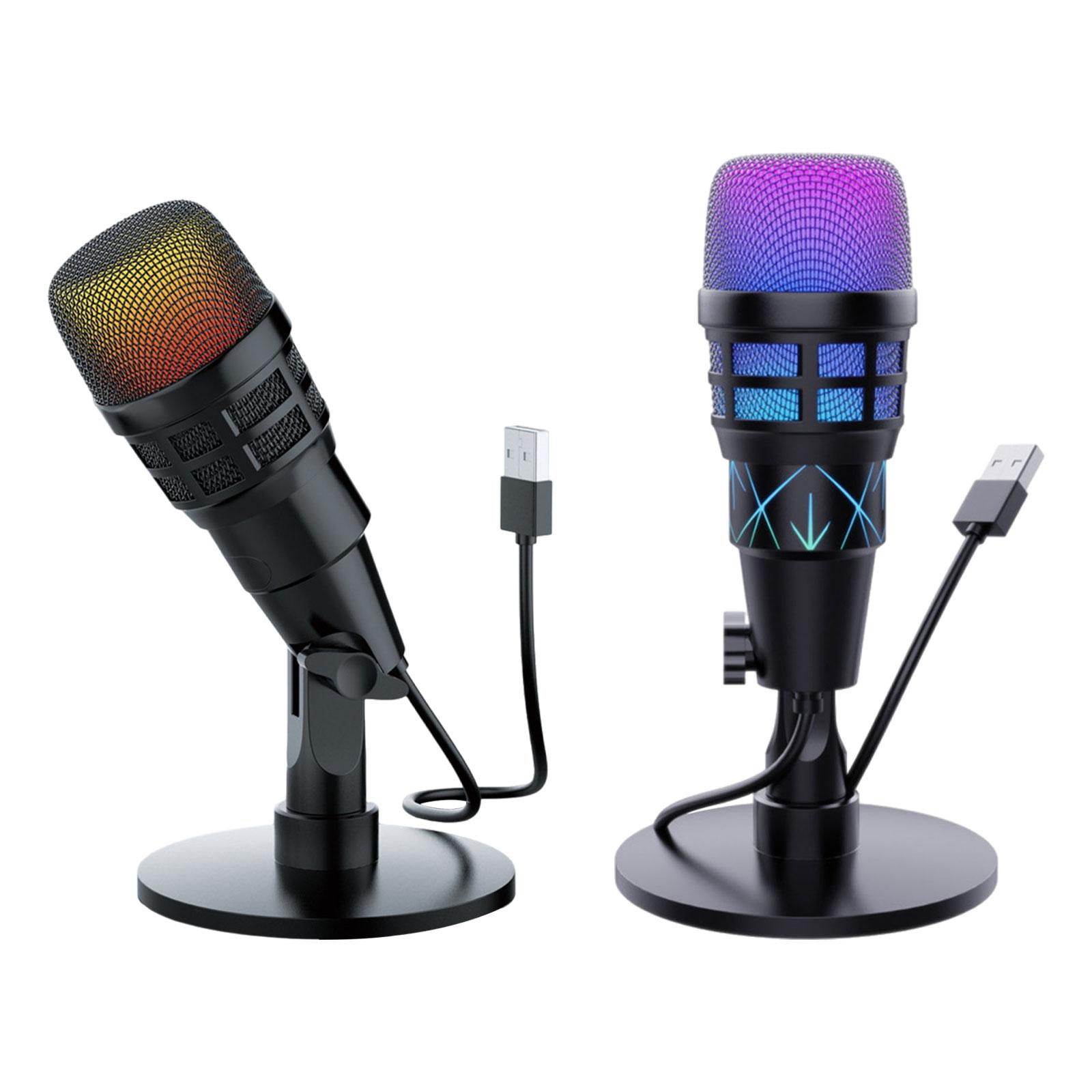 Microfone condensador rgb usb  - Streaming Mic Condenser avaliação e preço