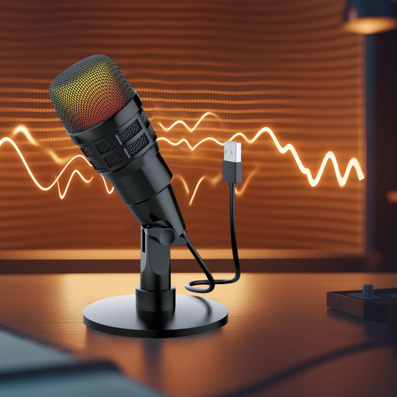 Microfone condensador rgb usb  - Streaming Mic Condenser avaliação e preço