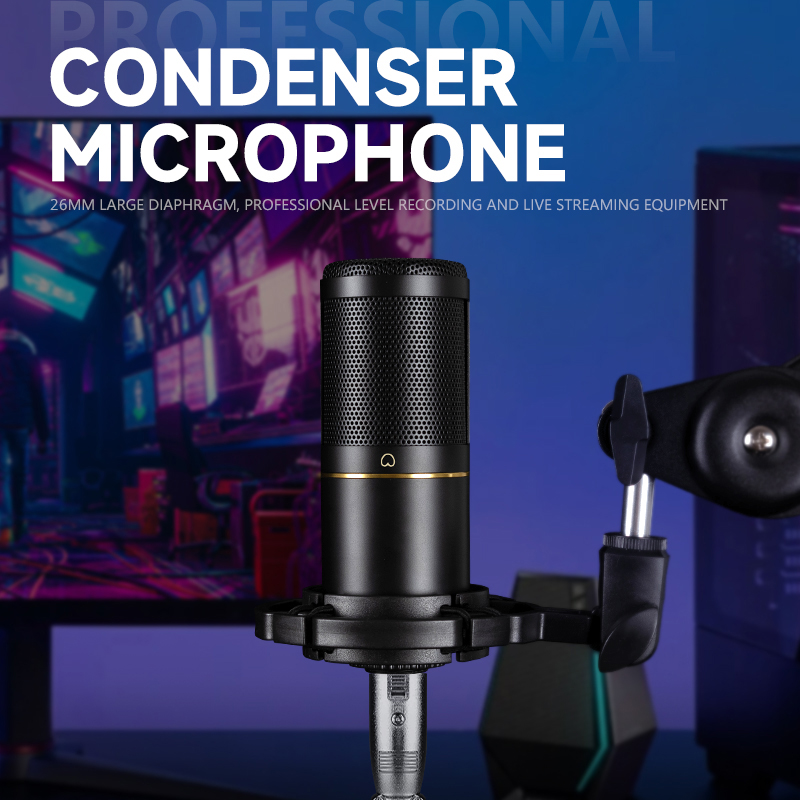 Microfone Condensador XLR Prof - Streaming Mic Condenser avaliação e preço