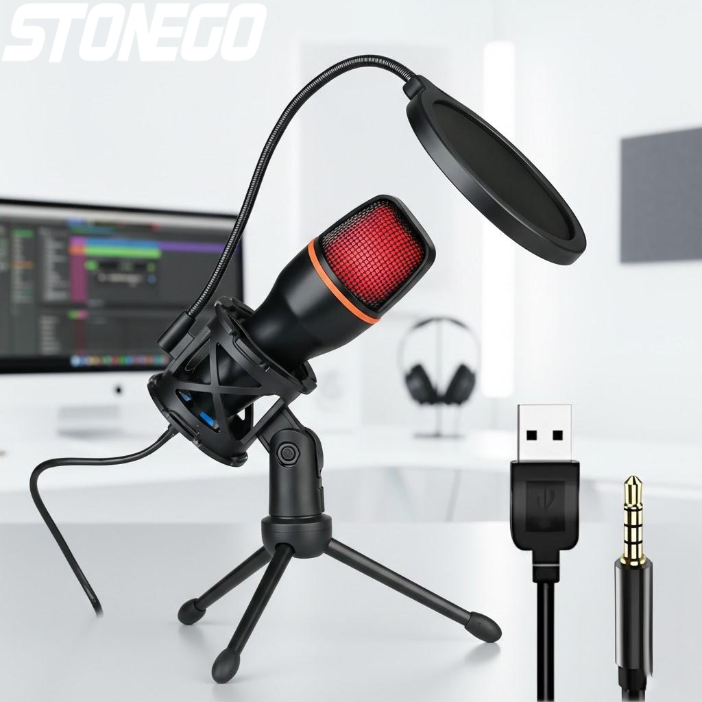 Kit de Microfone Condensador U - Streaming Mic Condenser avaliação e preço