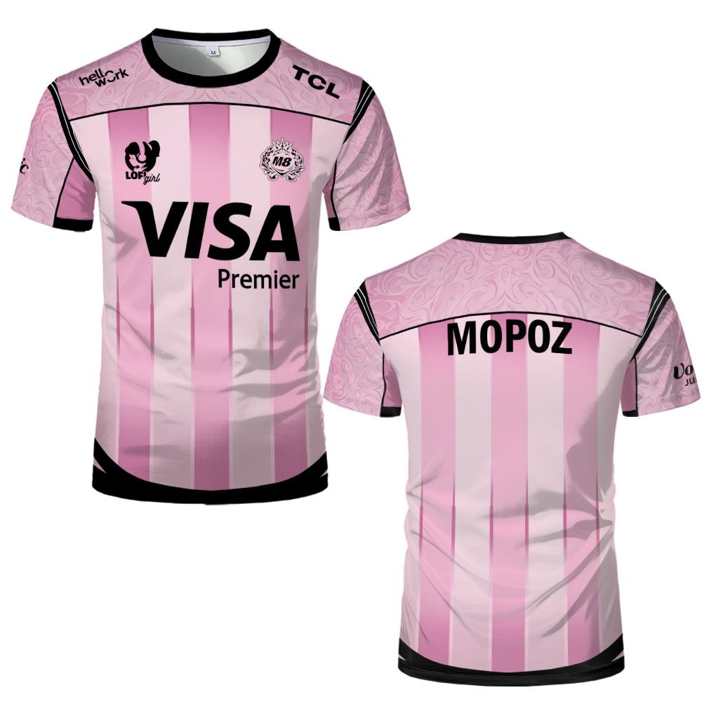 Camiseta de Manga Curta com Te - Esports Gaming Team Logo avaliação e preço