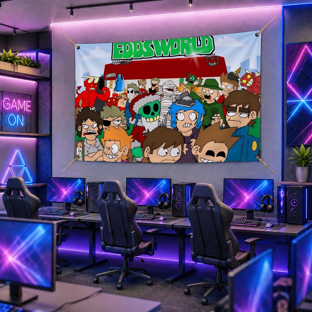Bandeira Popular do Desenho An - Esports Gaming Banner avaliação e preço