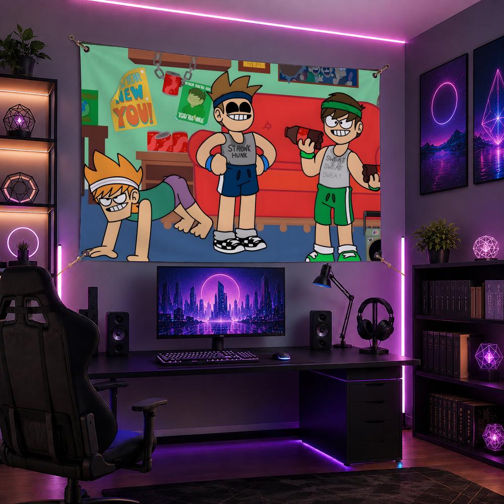 Bandeira Popular do Desenho An - Esports Gaming Banner avaliação e preço