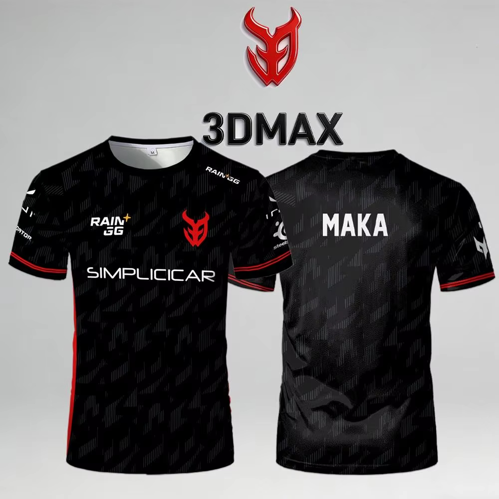 Camisa de Jogador 3DMAX Esport - Esports Gaming Team Logo avaliação e preço