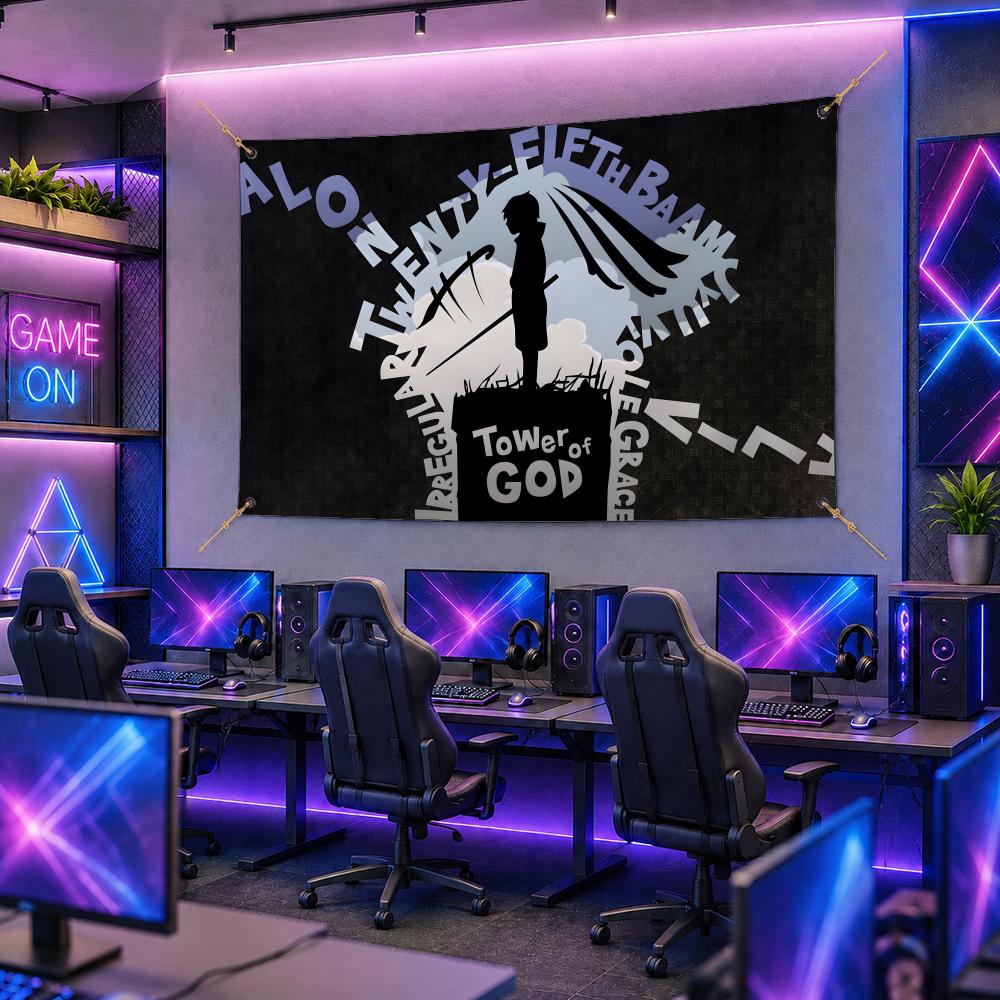 Bandeira Popular do Anime T-To - Esports Gaming Banner avaliação e preço