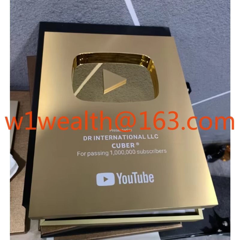 Prêmio Play Button, Placas de  - Esports Gaming Trophy avaliação e preço