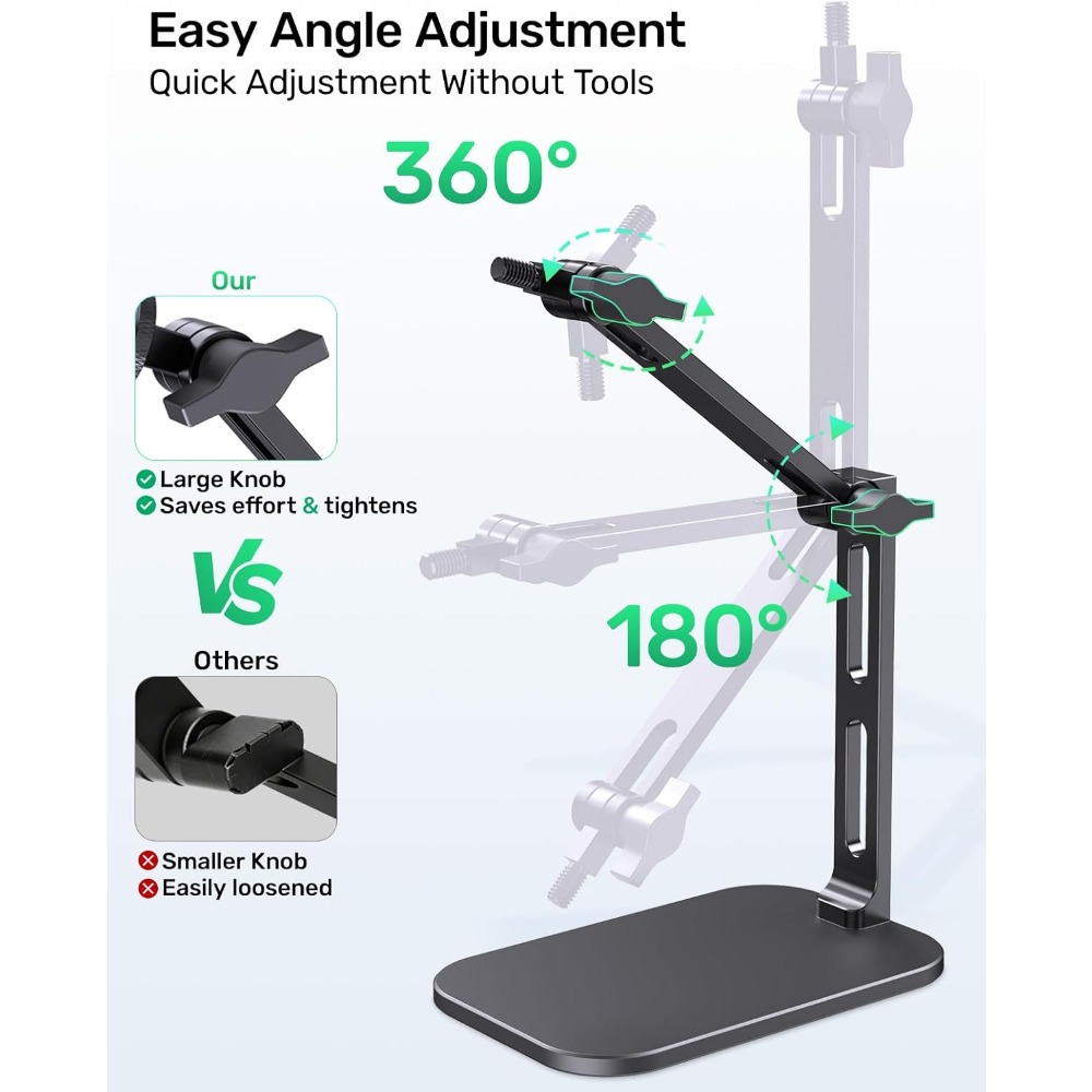 Suporte de Microfone de Mesa D - Streaming Mic Condenser avaliação e preço