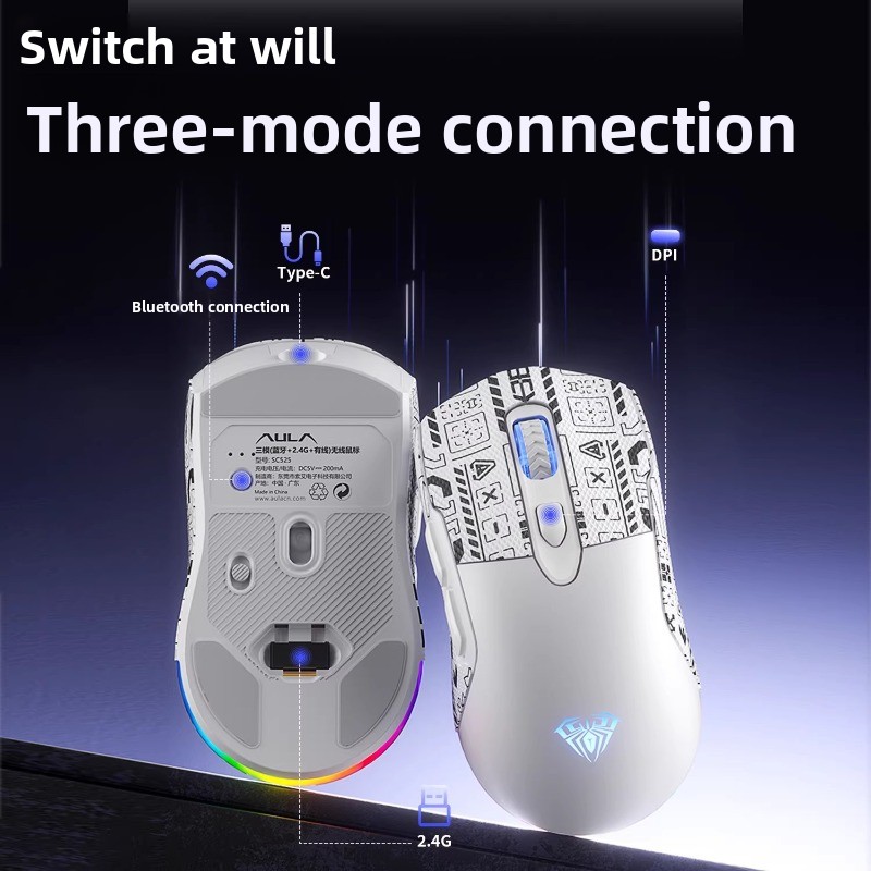 Mouse Sem Fio Bluetooth AULA S - Esports Gaming Business avaliação e preço