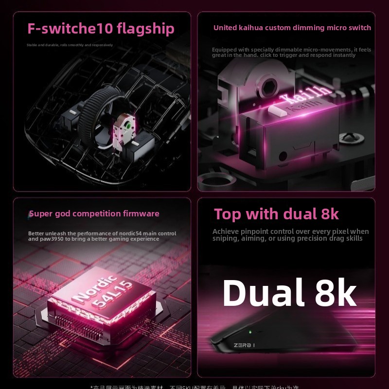 Mouse Sem Fio XINMENG ZERO1 Sé - Esports Gaming Business avaliação e preço