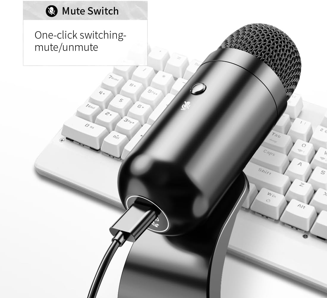 Microfone USB Profissional Con - Streaming Mic Condenser avaliação e preço