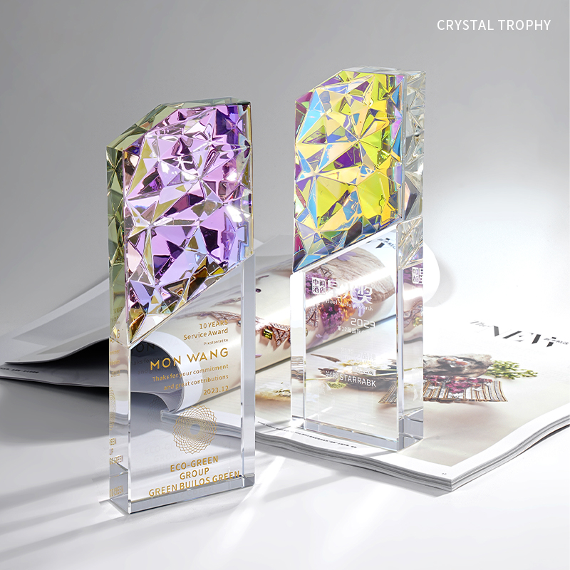 Troféu de cristal colorido per - Esports Gaming Trophy avaliação e preço