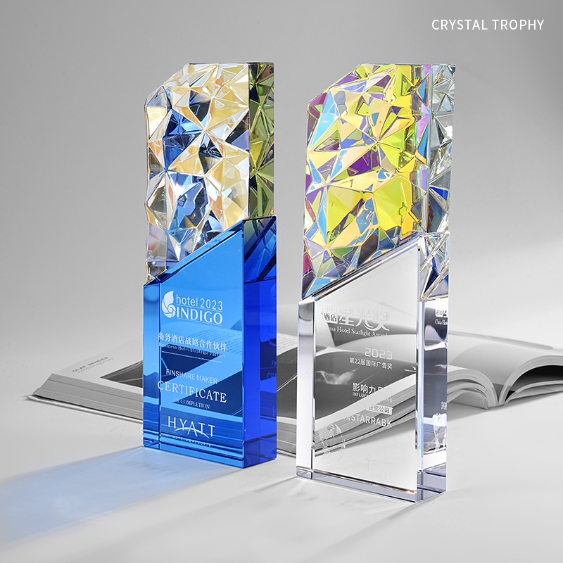 Troféu de cristal colorido per - Esports Gaming Trophy avaliação e preço